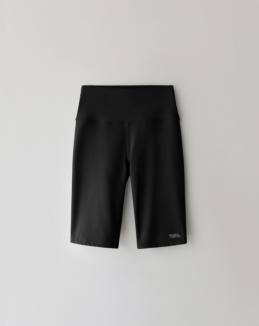 NOTHING WRITTEN - Biker Short Leggings (Black)