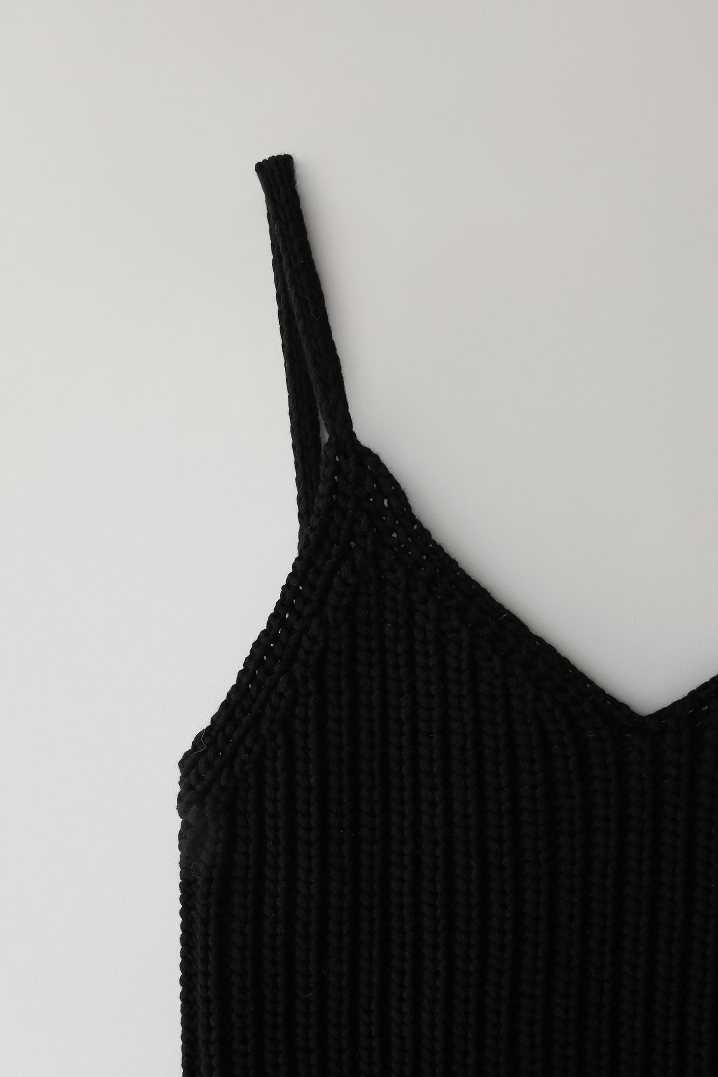 NOTHING WRITTEN - Jerry Knit Cami Top (Black)