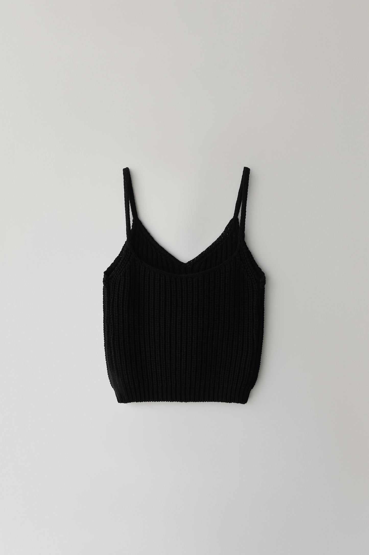 NOTHING WRITTEN - Jerry Knit Cami Top (Black)