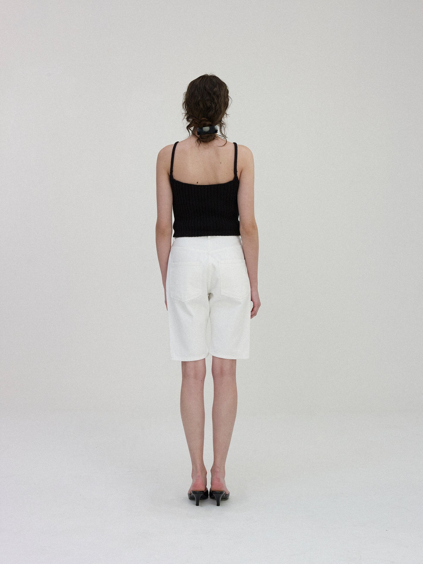 NOTHING WRITTEN - Jerry Knit Cami Top (Black)