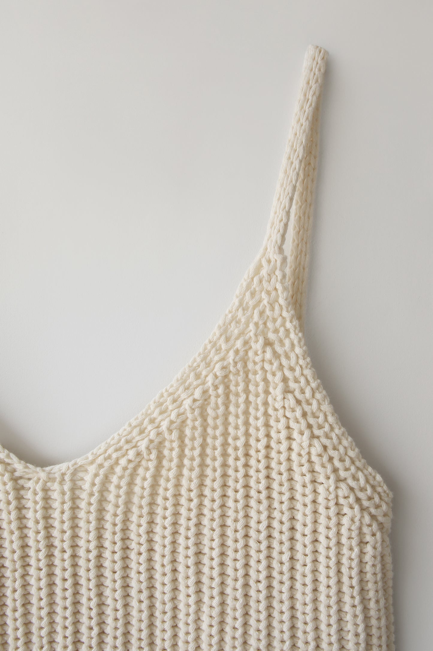 NOTHING WRITTEN - Jerry Knit Cami Top (Ivory)