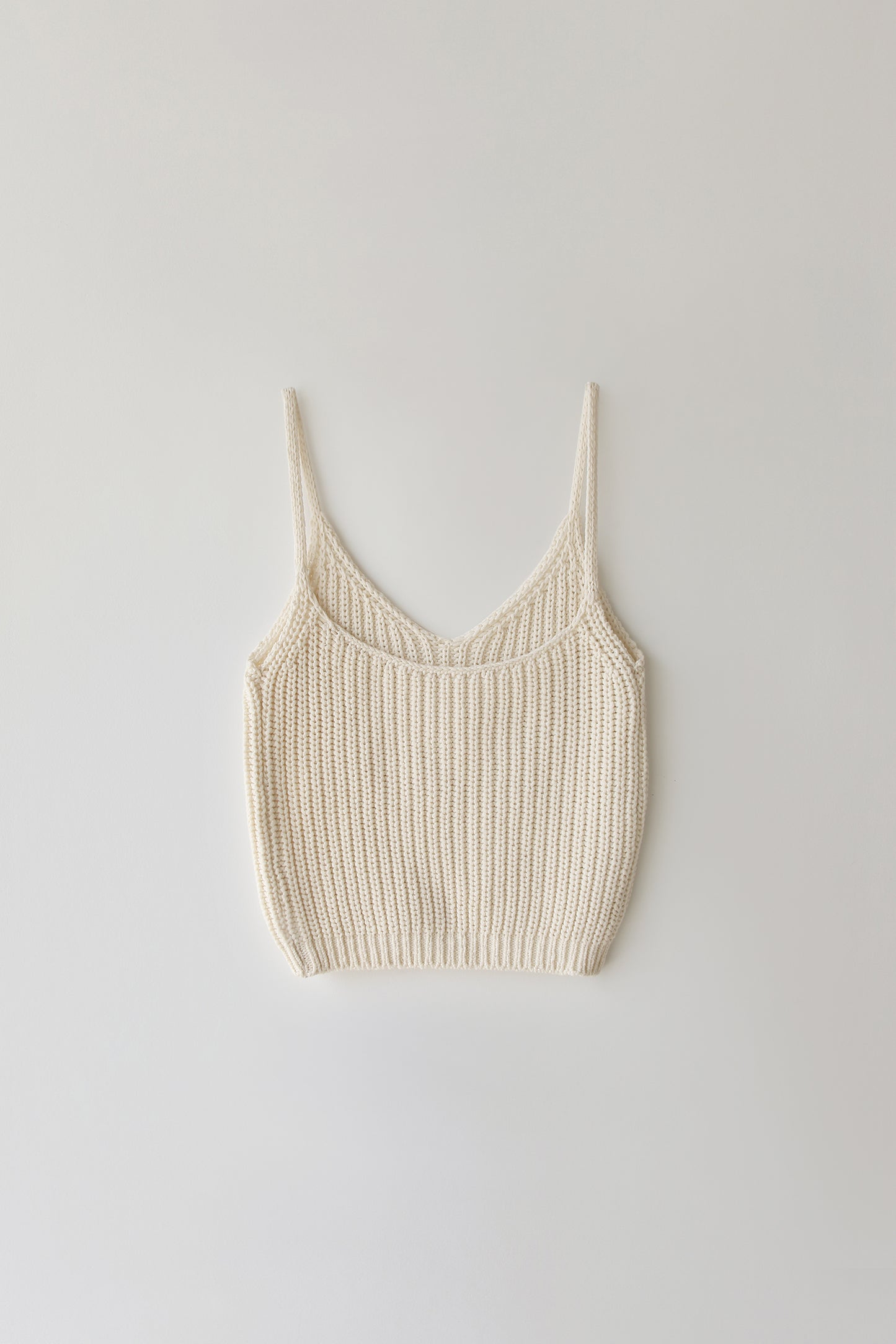 NOTHING WRITTEN - Jerry Knit Cami Top (Ivory)