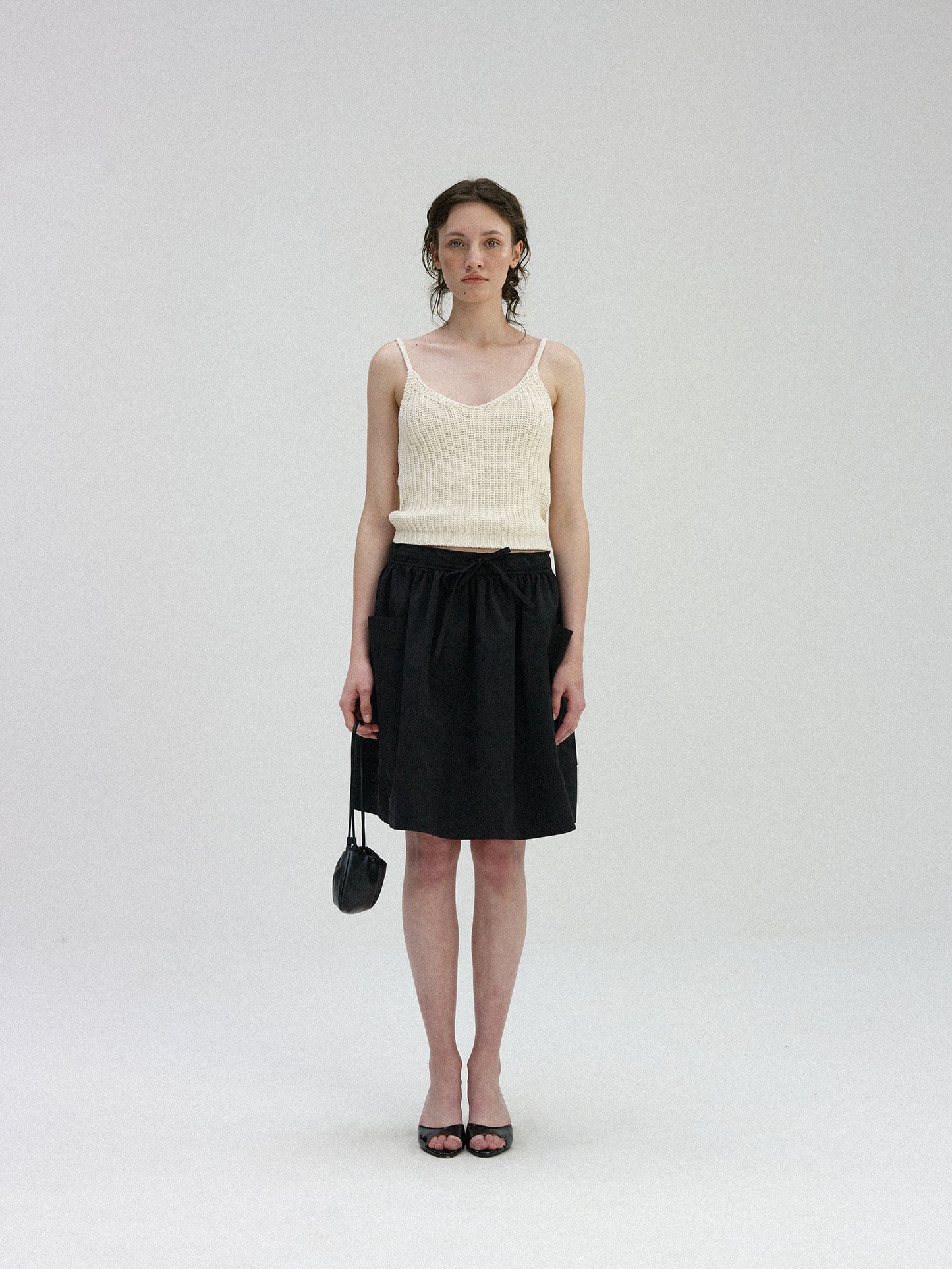 NOTHING WRITTEN - Jerry Knit Cami Top (Ivory)