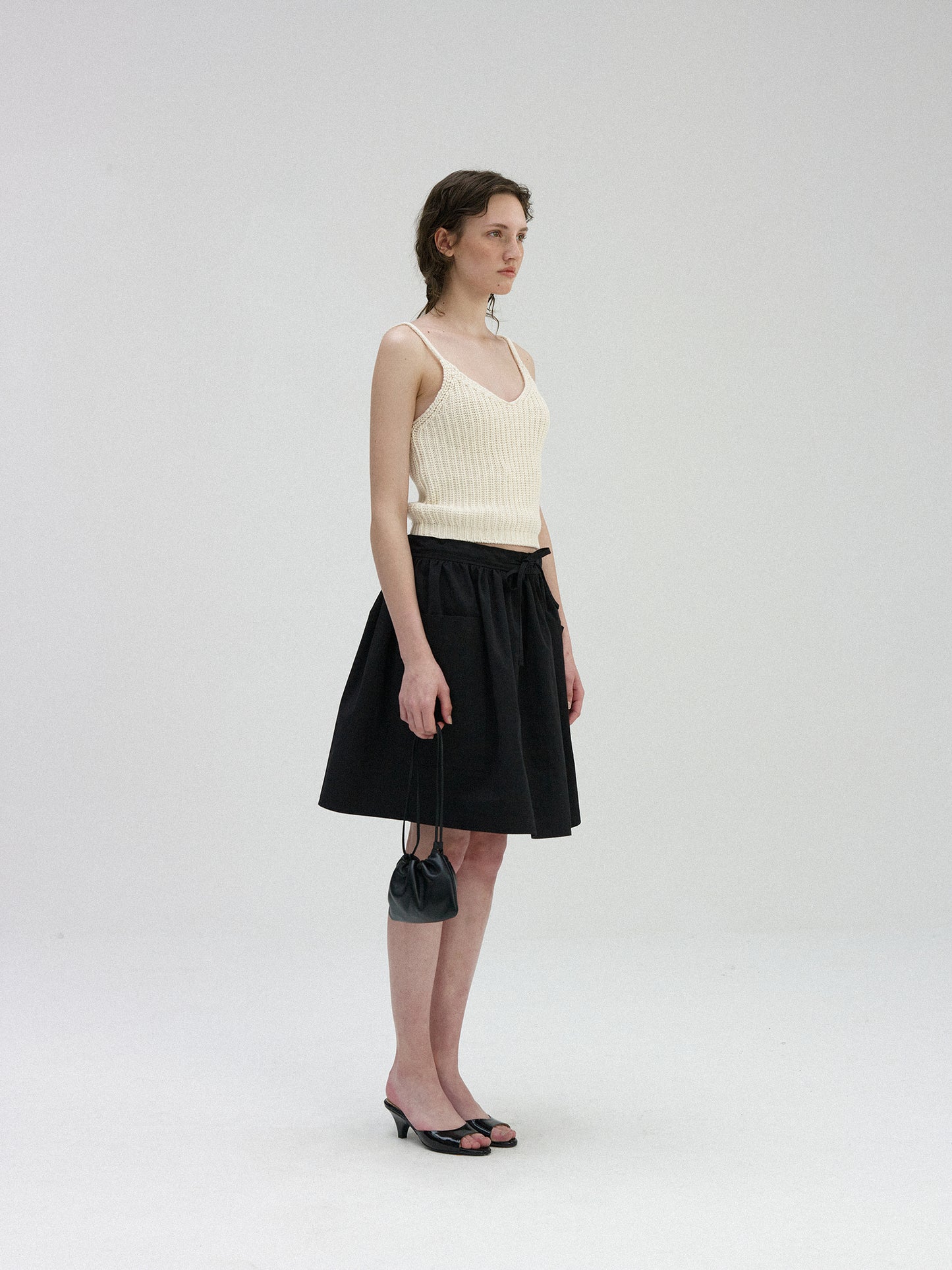 NOTHING WRITTEN - Jerry Knit Cami Top (Ivory)