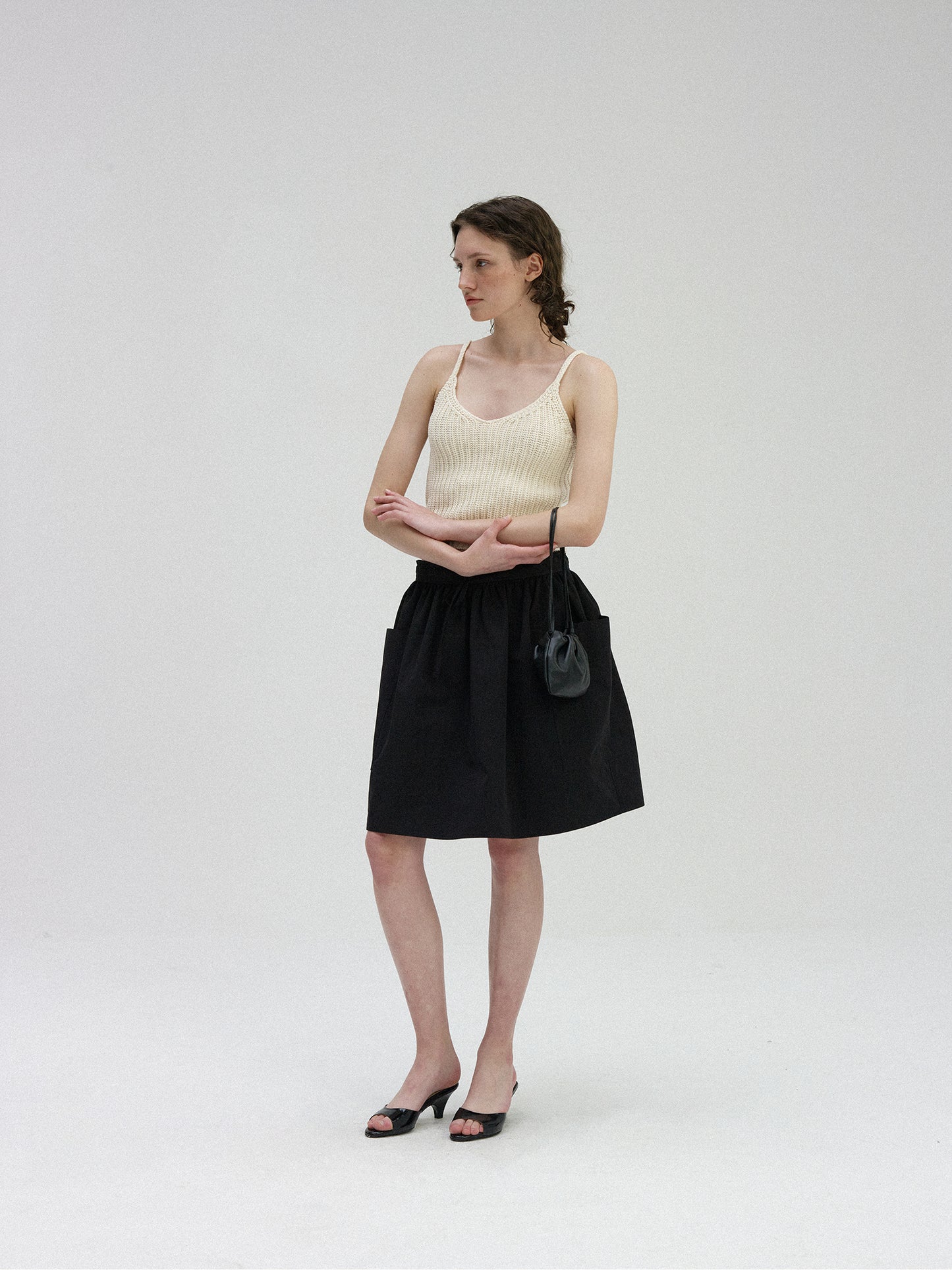 NOTHING WRITTEN - Jerry Knit Cami Top (Ivory)