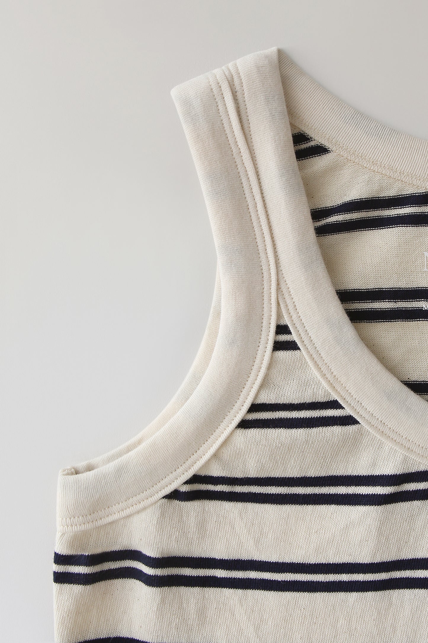 NOTHING WRITTEN - Tilly Stripe Sleeveless (Off White / Navy)