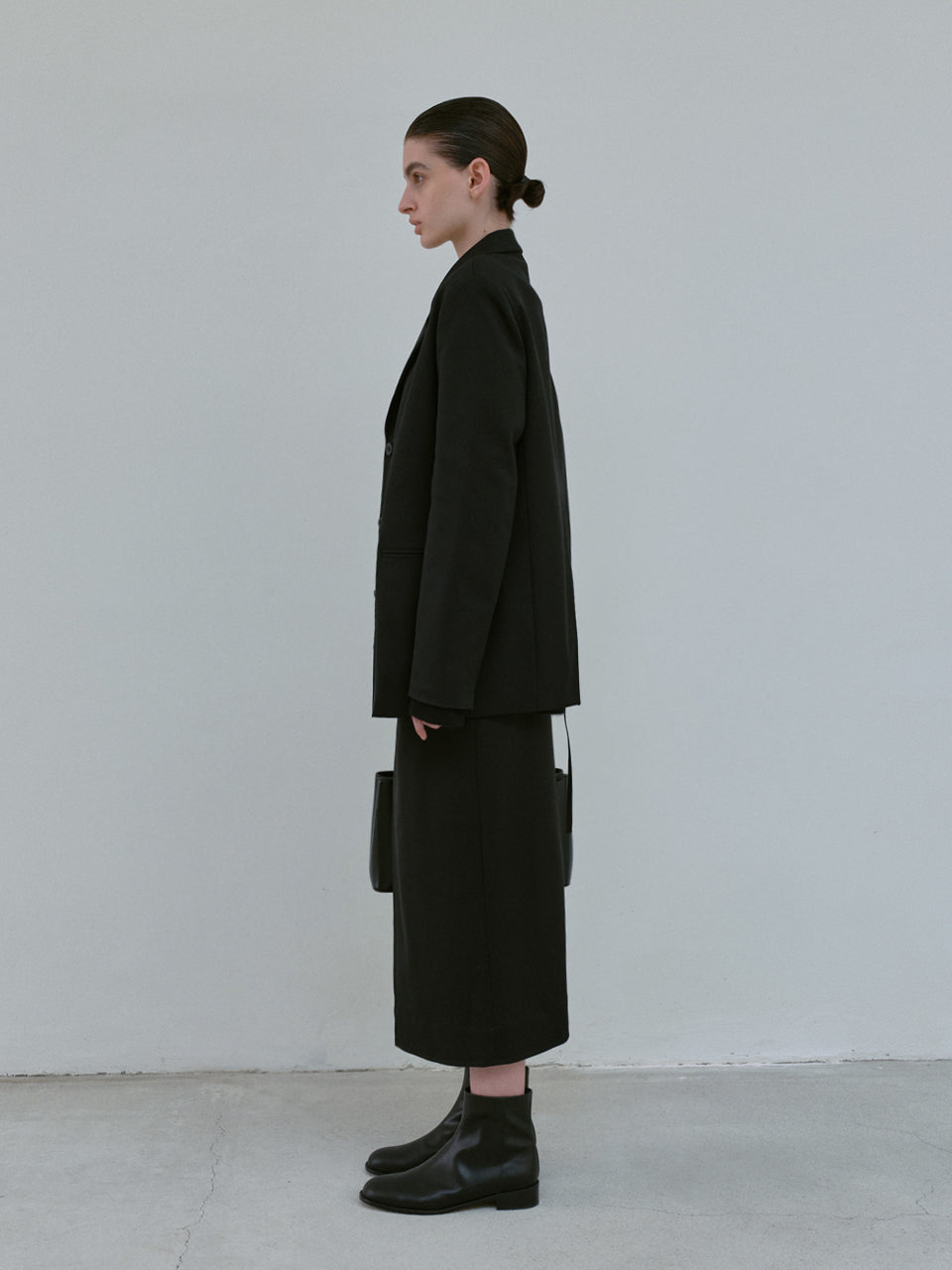 Tailored Single Jacket (Black)