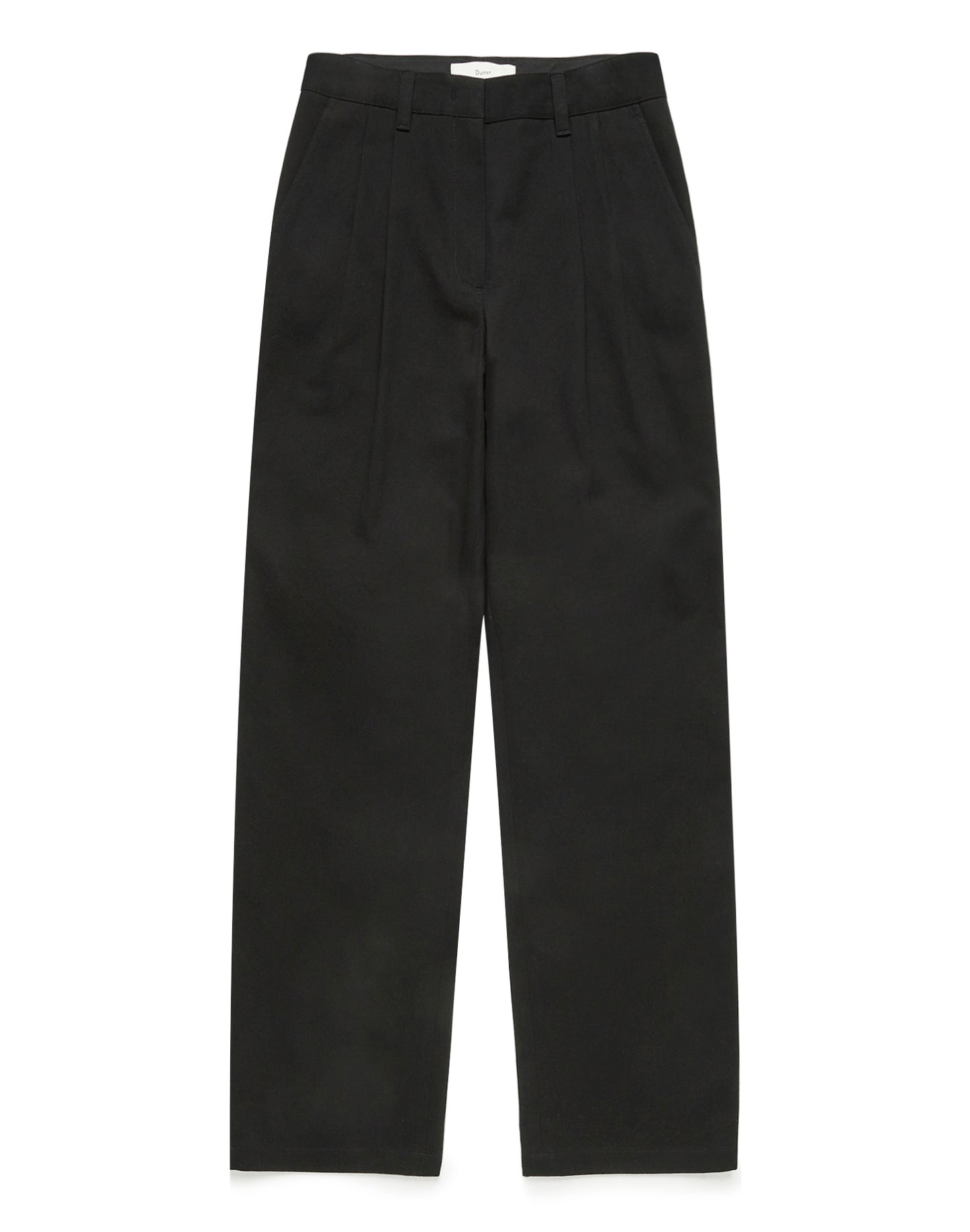 Semi-Wide Chino Slacks (Black)