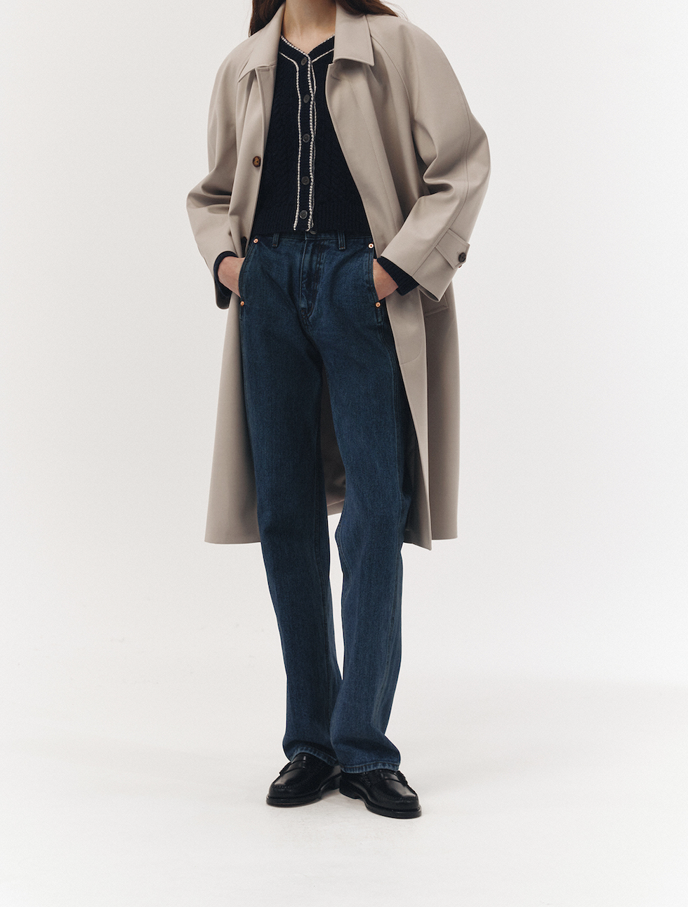Classic Semi-wide Jeans (Classic Blue)