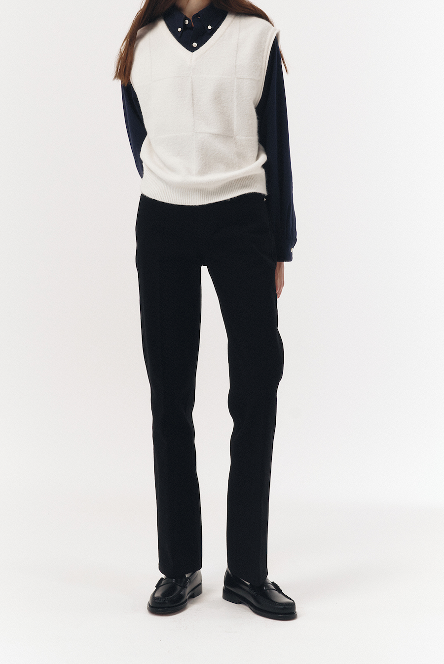 70's Semi Flared Jeans (Black)