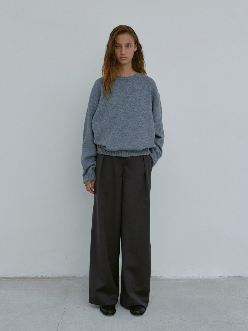 Alpaca Sweater (Baby Blue)