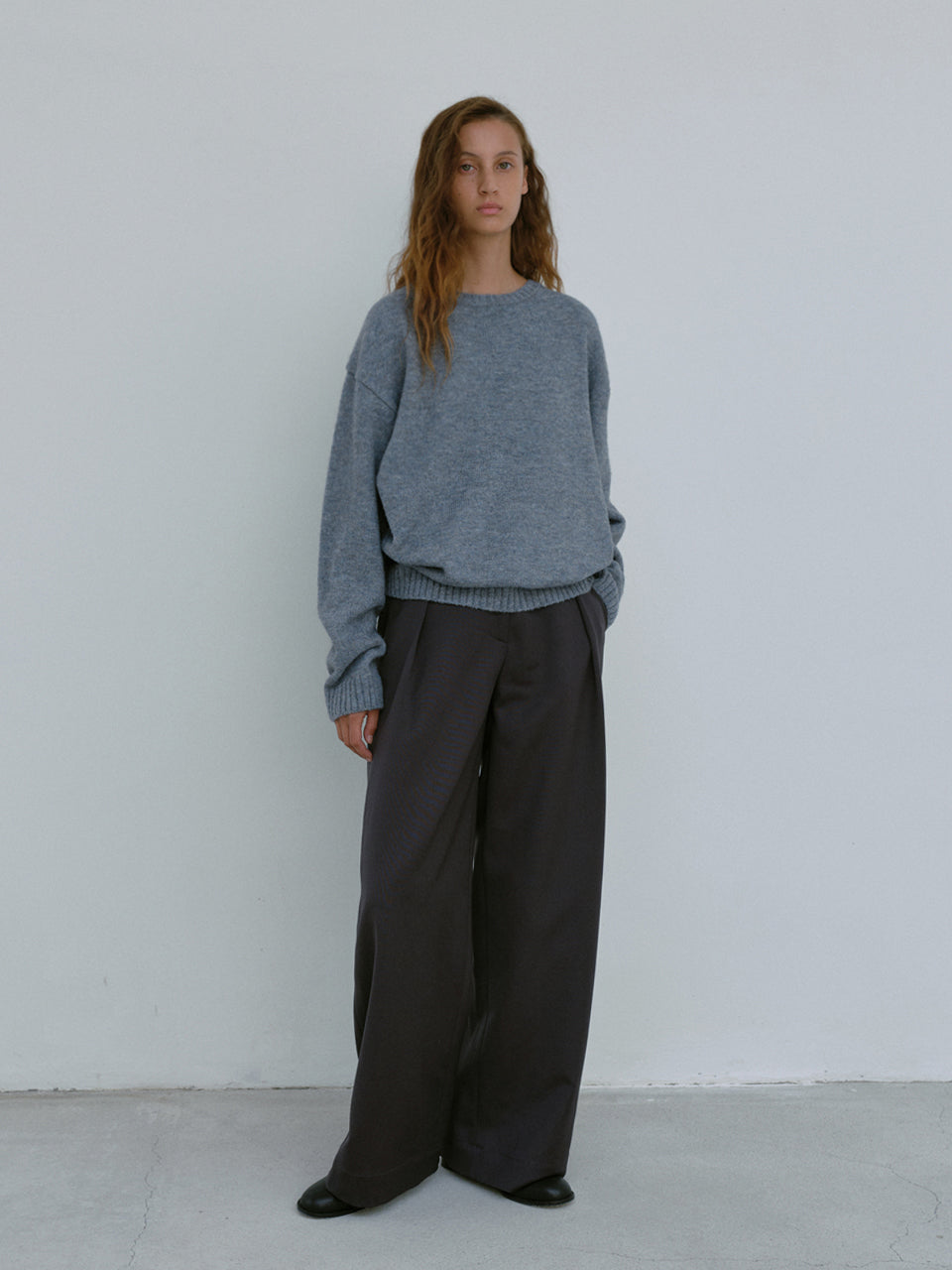 Alpaca Sweater (Baby Blue)