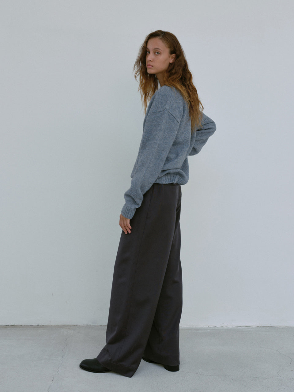 Alpaca Sweater (Baby Blue)