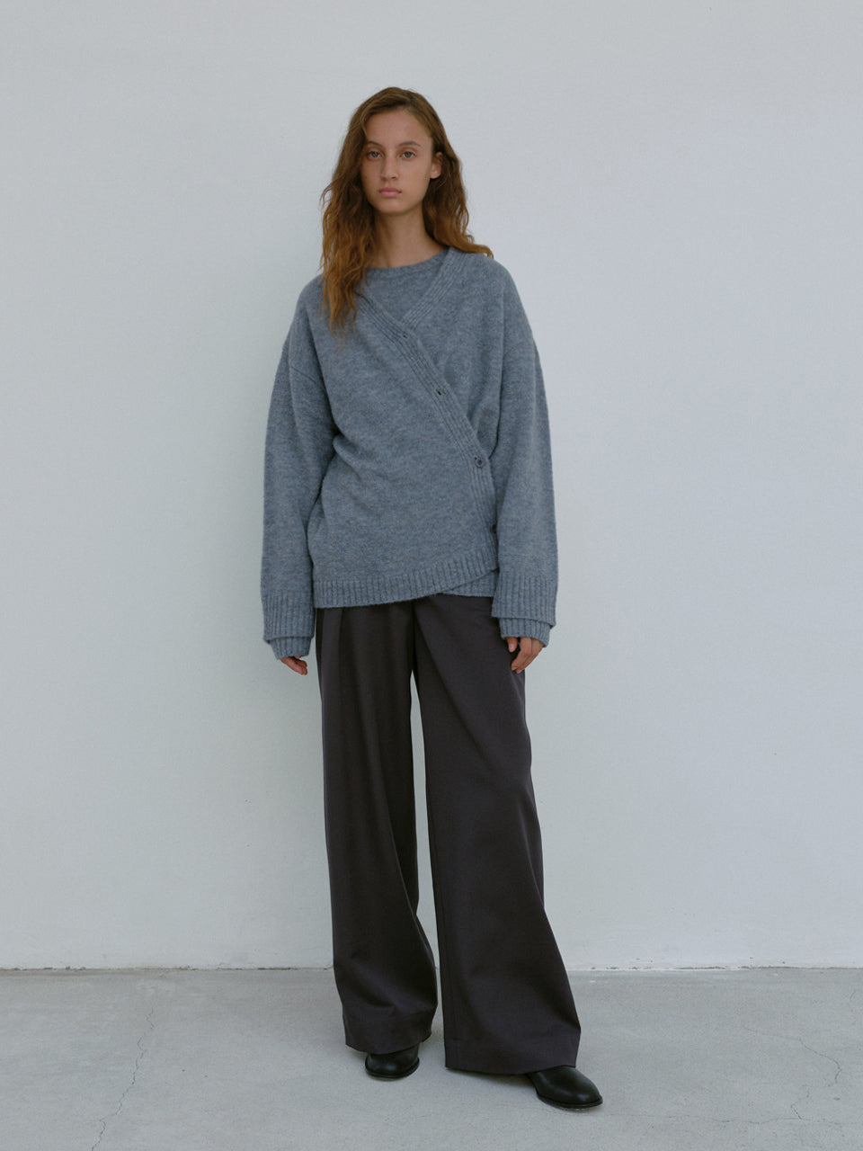 Alpaca Sweater (Baby Blue)