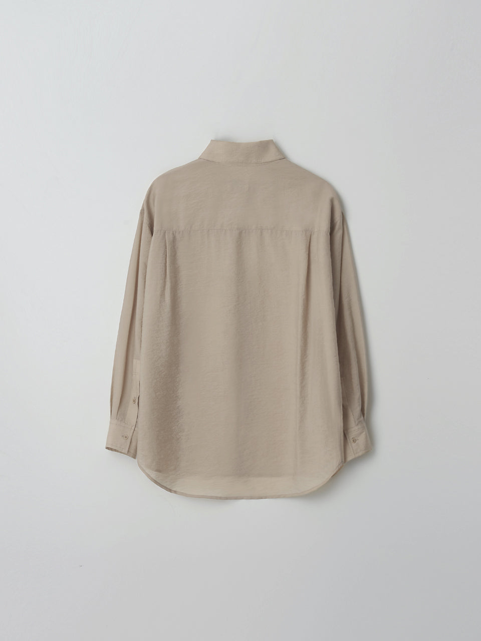 纽扣衬衫 (米色)