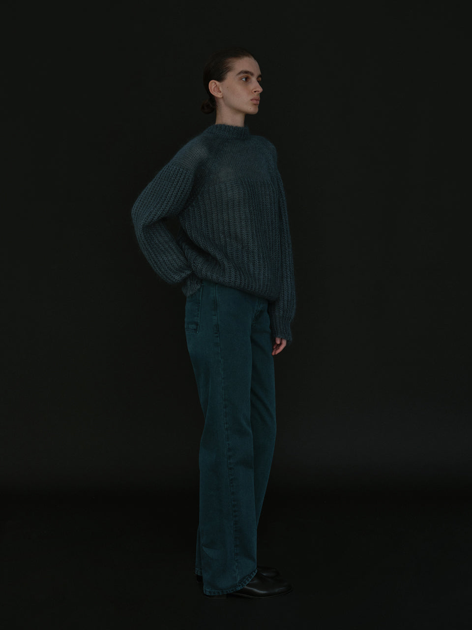 Dyed Denim (Teal Blue)