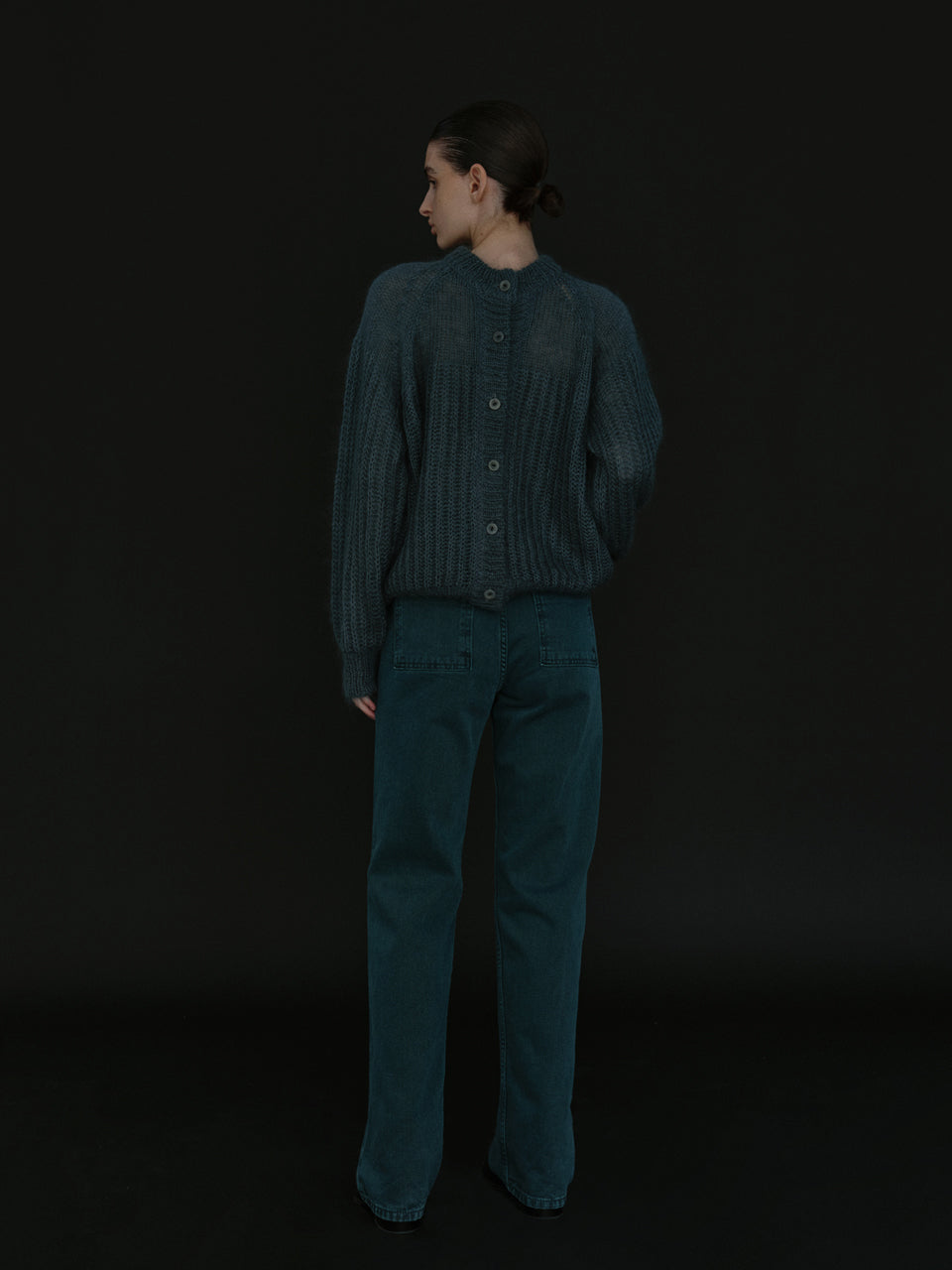 Dyed Denim (Teal Blue)
