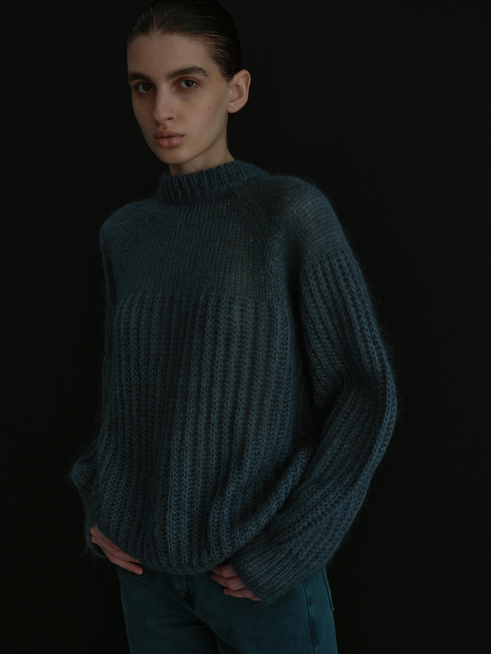 Dyed Denim (Teal Blue)