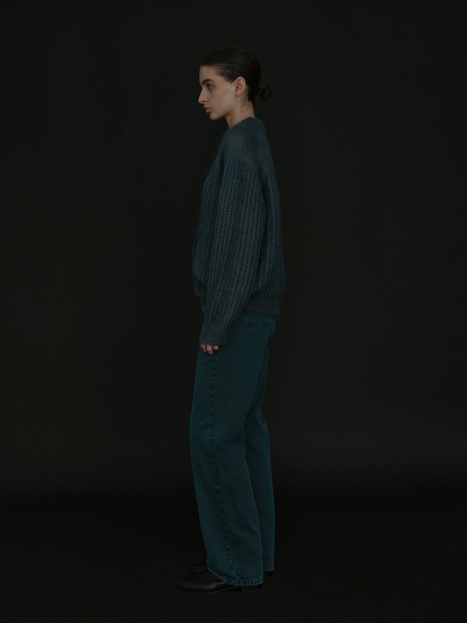 Dyed Denim (Teal Blue)