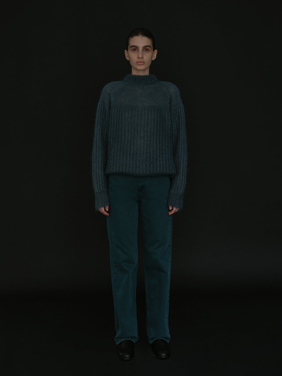Dyed Denim (Teal Blue)