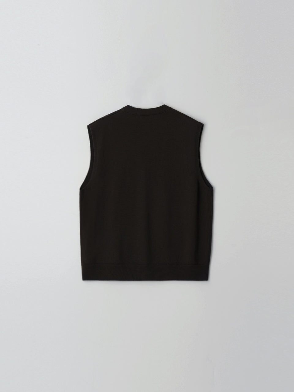 Open Knit Vest (Seal Brown)