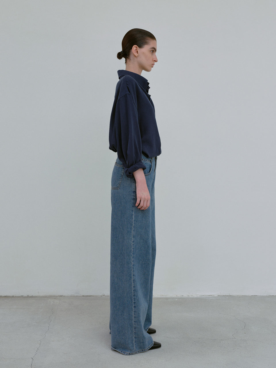 Tencel Shirt (Deep Blue)