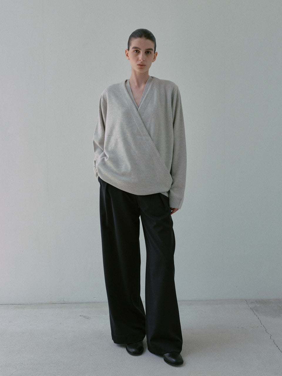 Wrap Cardigan (Melange)