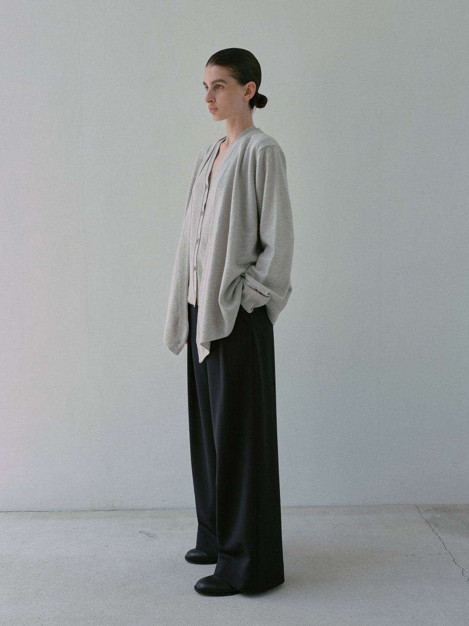 Wrap Cardigan (Melange)