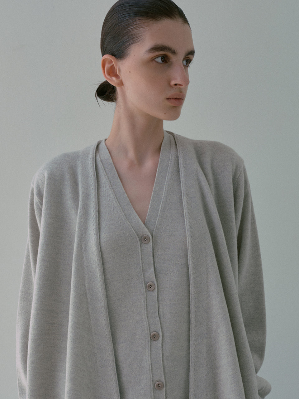 Wrap Cardigan (Melange)