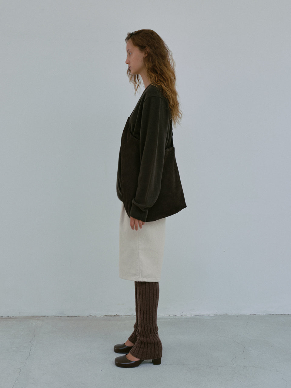 Wrap Cardigan (Seal Brown)