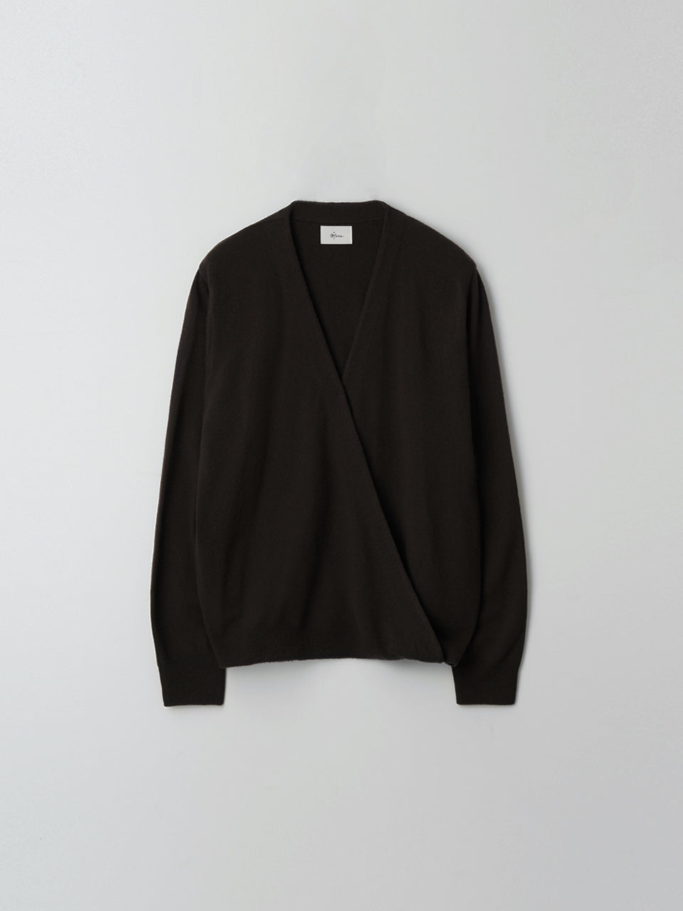 Wrap Cardigan (Seal Brown)
