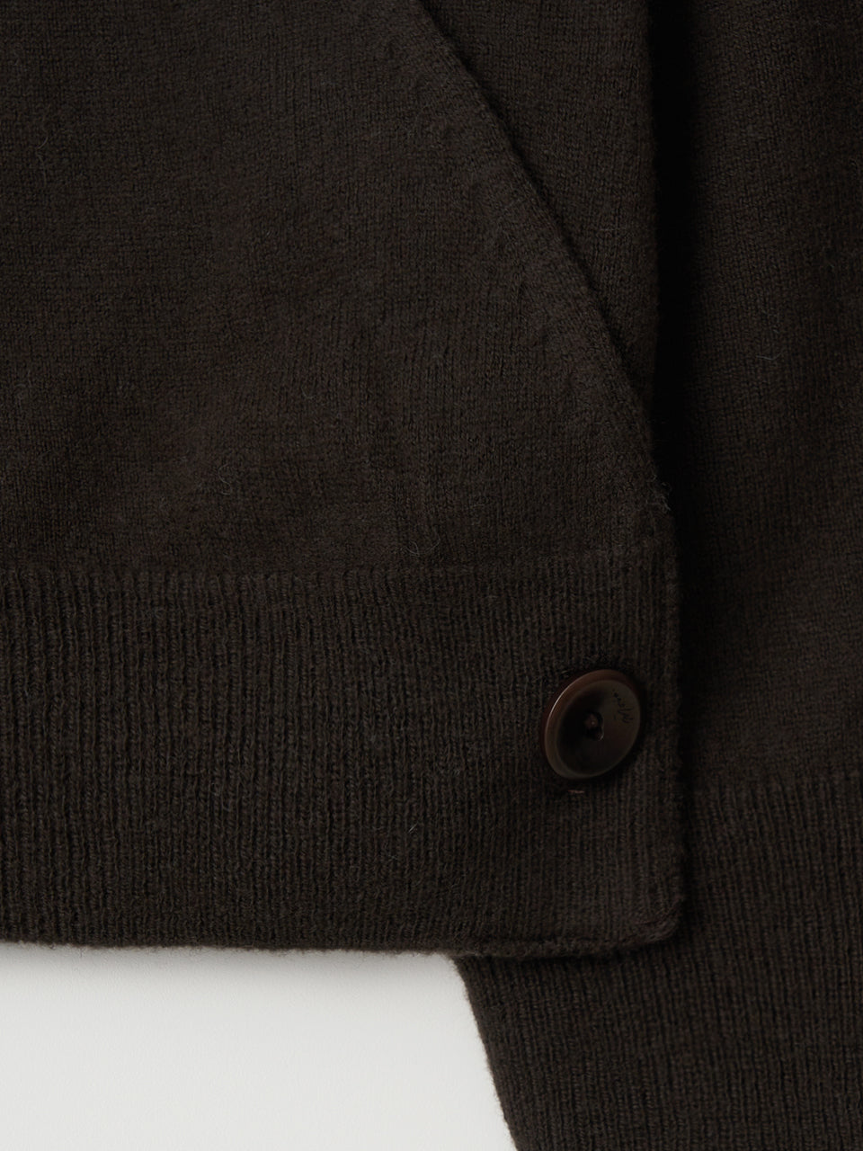 Wrap Cardigan (Seal Brown)