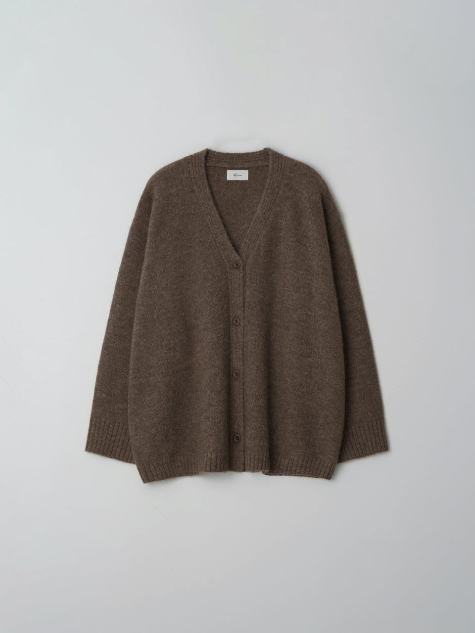 2way Alpaca Cardigan (Brown)