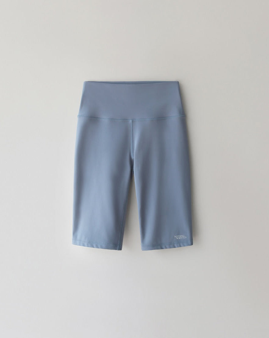 NOTHING WRITTEN - Biker Short Leggings (Gray Blue)