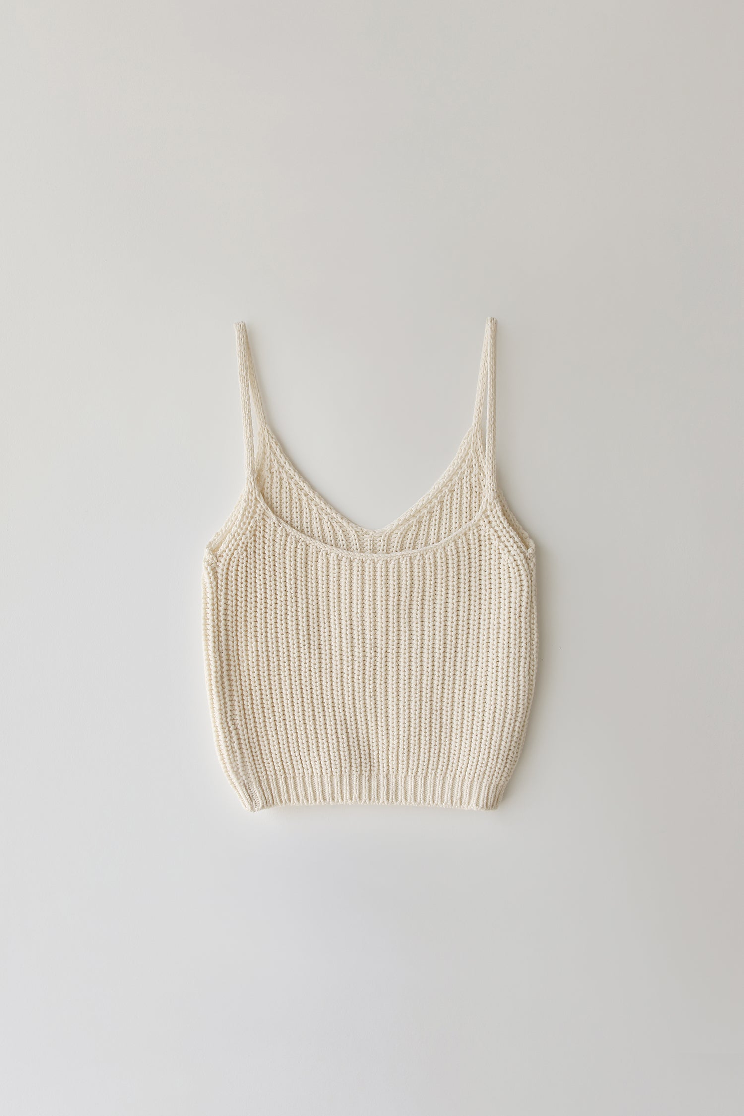 NOTHING WRITTEN - Jerry Knit Cami Top (Ivory) – SOMUTE