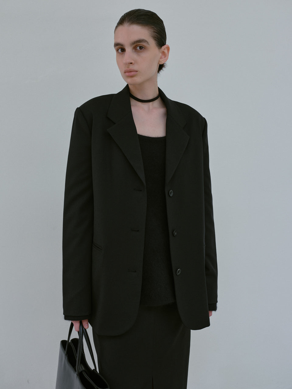 Tailored Single Jacket (Black)