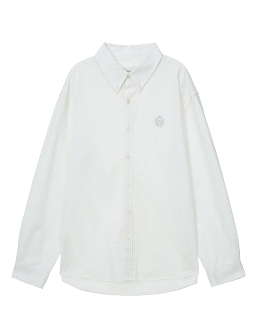 Unisex Classic Boyfriend Shirts (White)