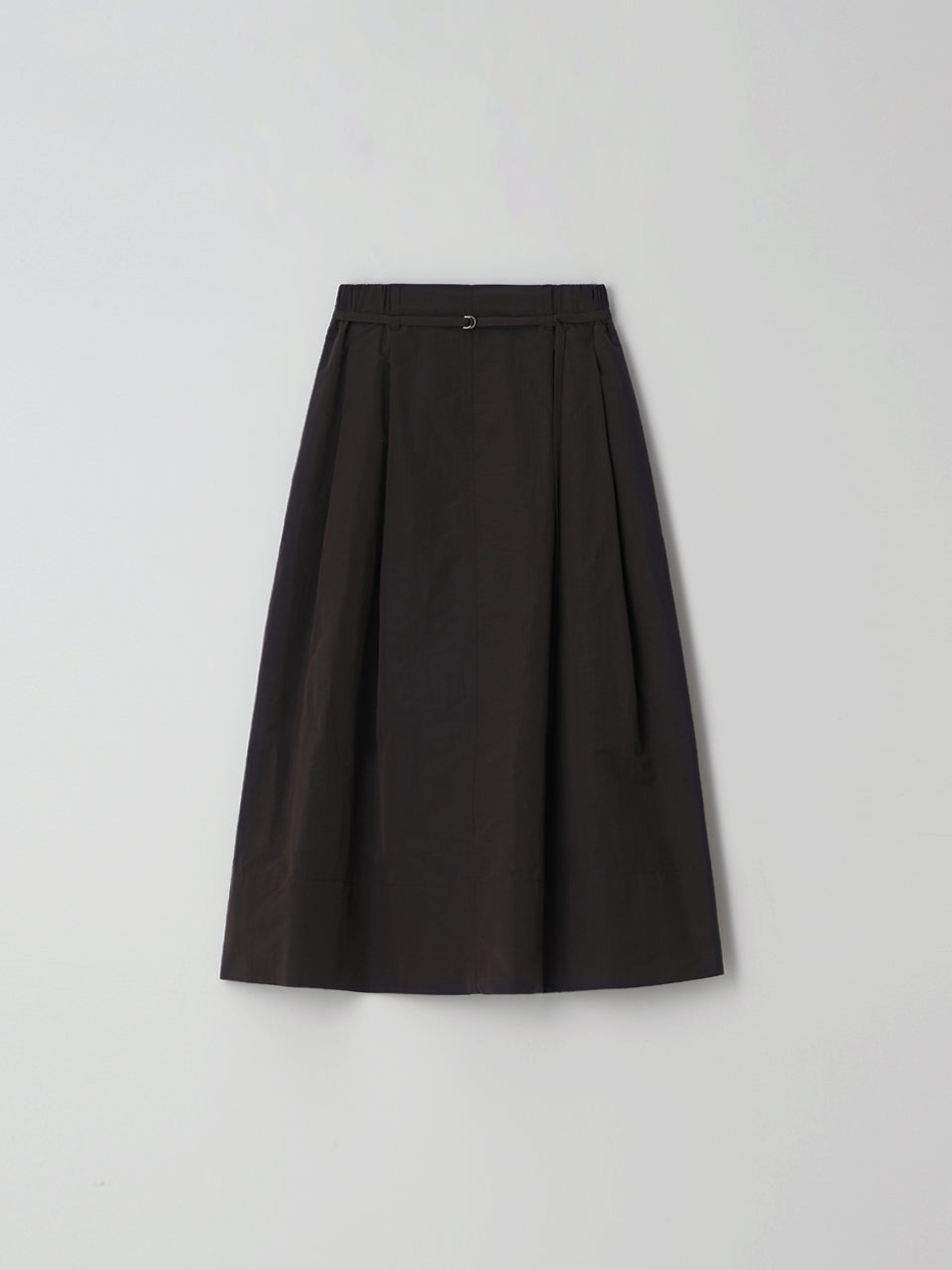 Belted Skirt (Smoke Brown)