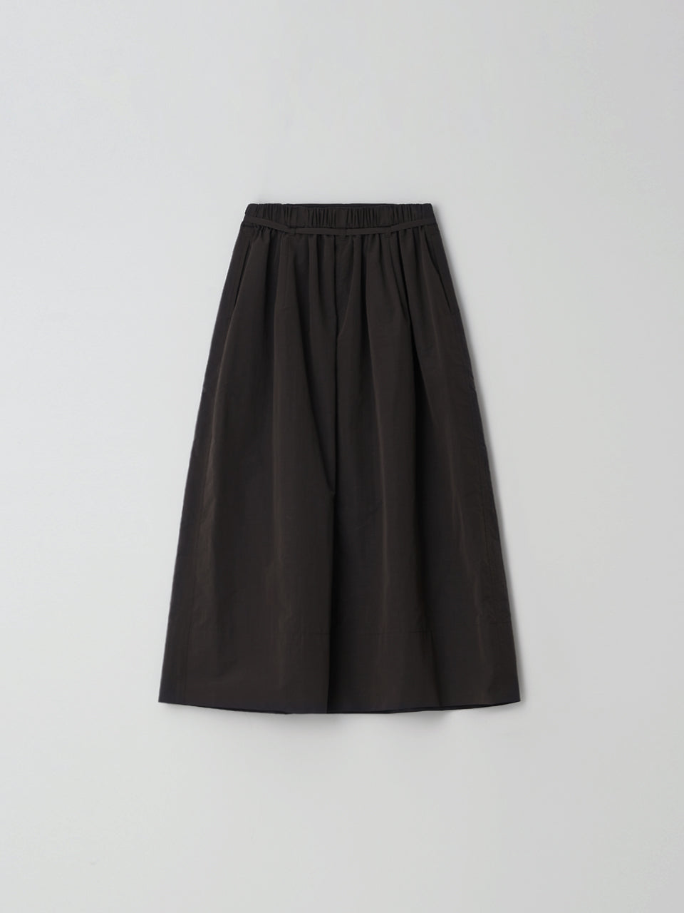 Belted Skirt (Smoke Brown)