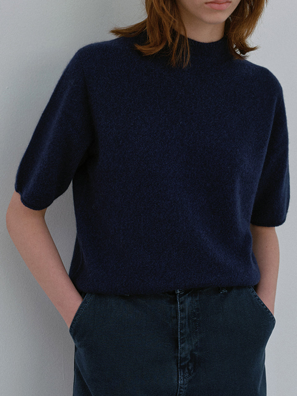 Half Knit (Navy)