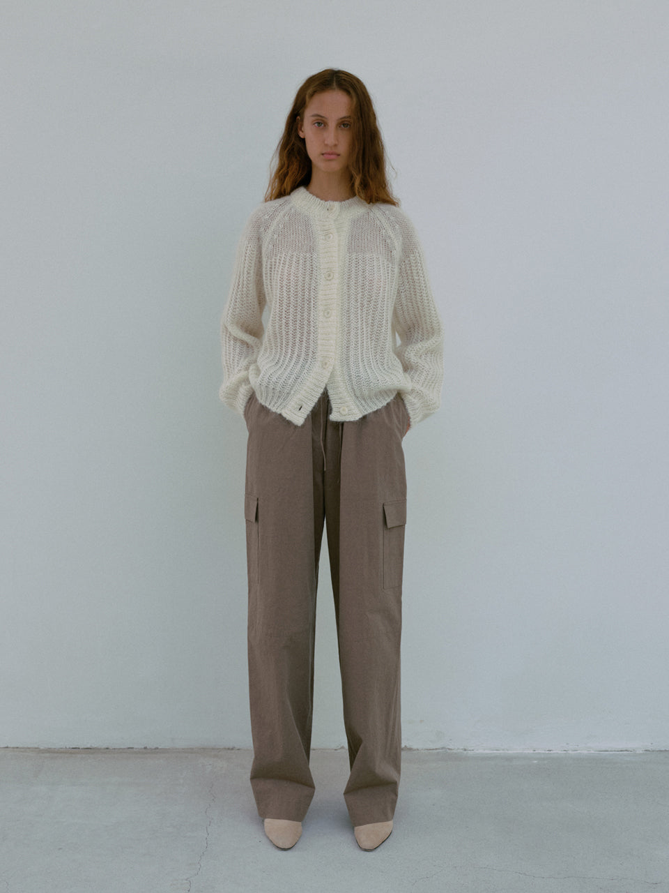 String Pocket Pants (Khaki)