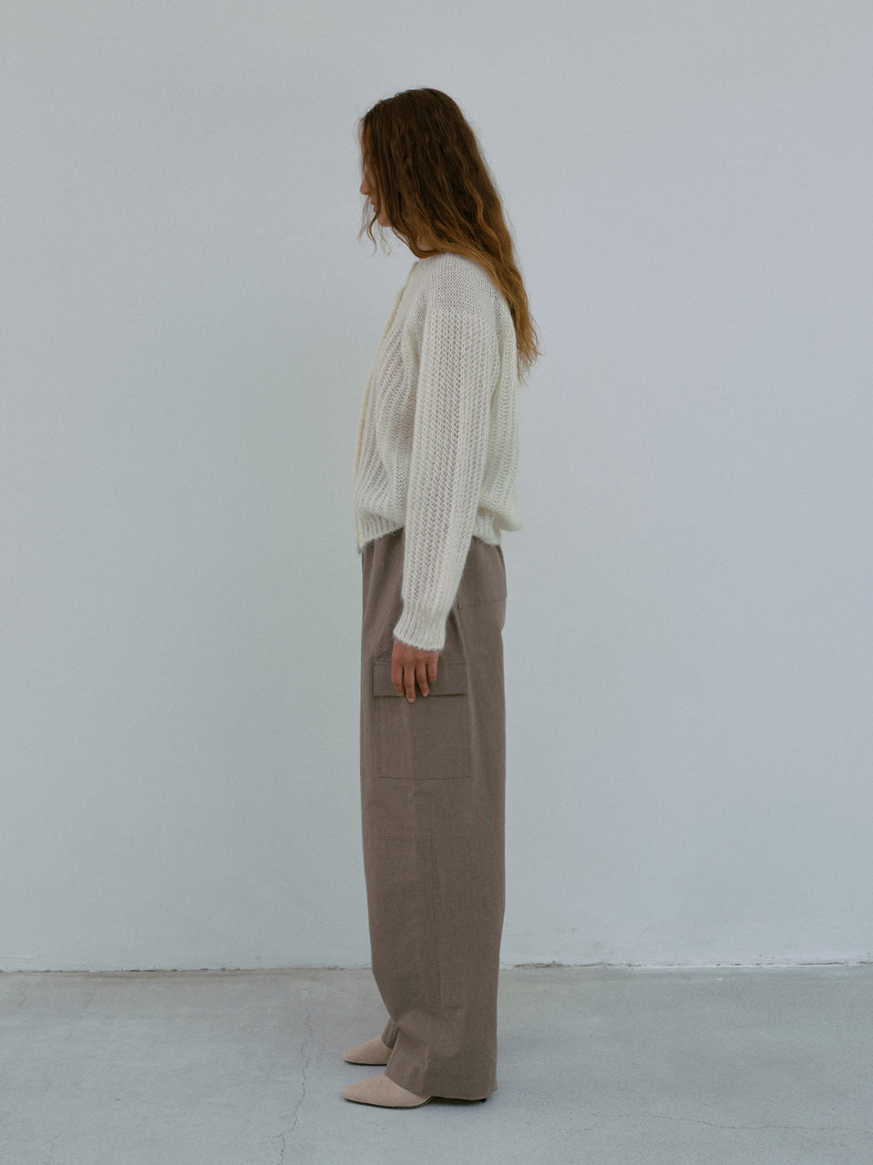 String Pocket Pants (Khaki)