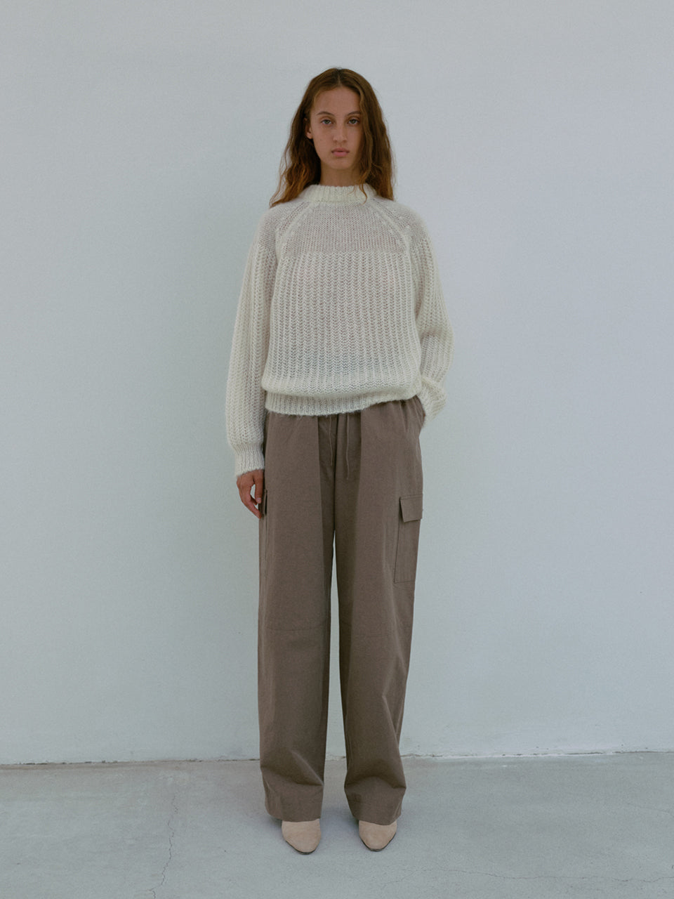 String Pocket Pants (Khaki)