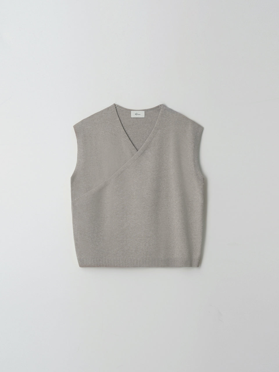 Unbalance Vest (Oat Gray)