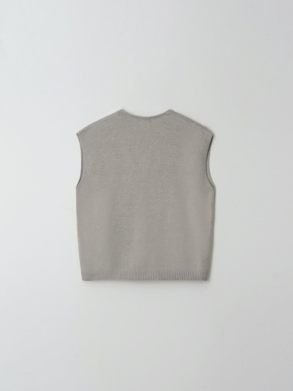 Unbalance Vest (Oat Gray)