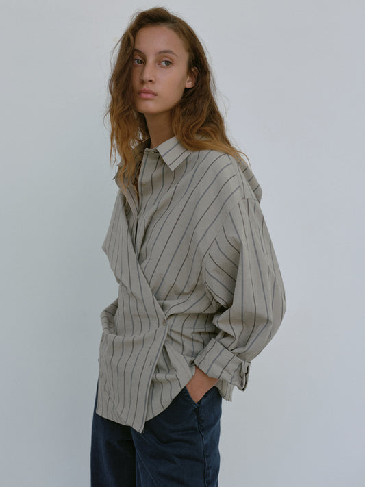 Vintage St Shirt (Ash Stripe)
