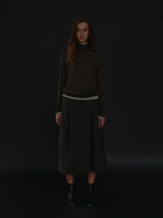 Wholegarment Turtleneck (Charcoal)