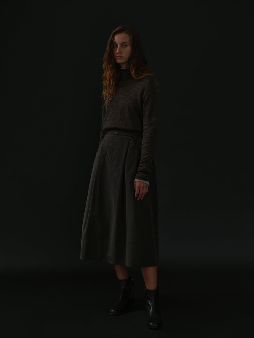 Wholegarment Turtleneck (Charcoal)