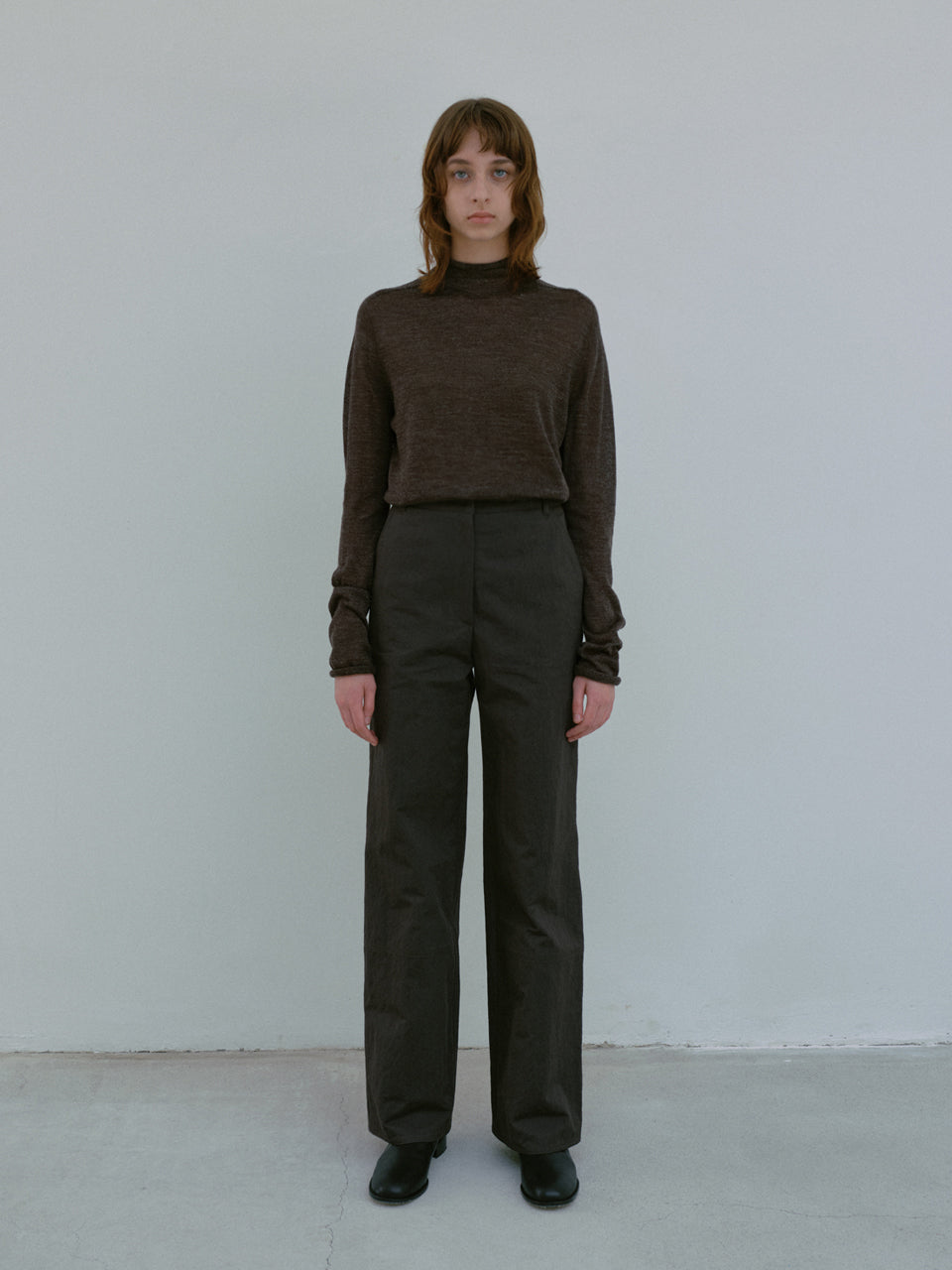 Wholegarment Turtleneck (Charcoal)