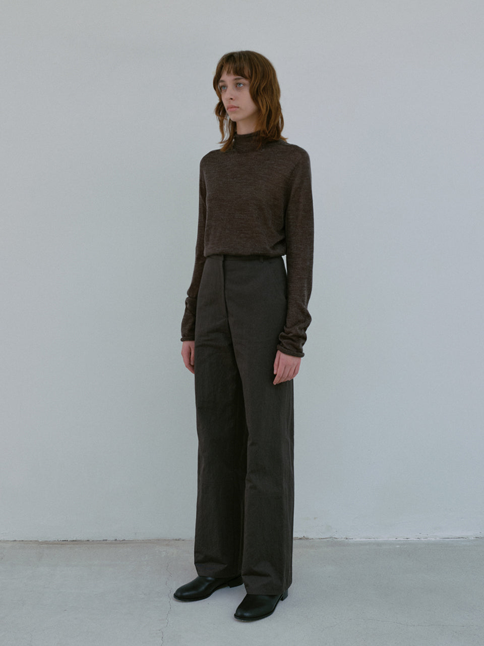 Wholegarment Turtleneck (Charcoal)